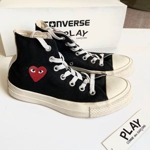 Comme des garcons converse chuck taylor high tops